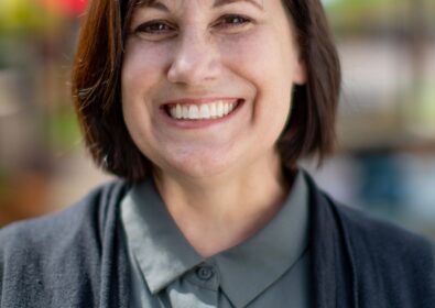 Portrait of woman smiling.