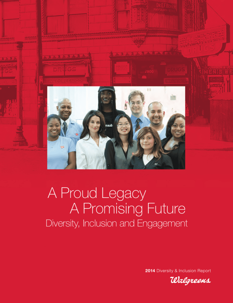 Walgreens: A Proud Legacy, A Promising Future: Diversity, Inclusion and Engagement cover